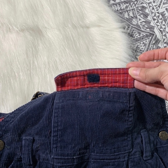OshKosh thick Corduroy blue Overalls. 18 Months - Picture 6 of 6